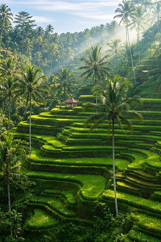 Bali rice terraces from a creator's guide