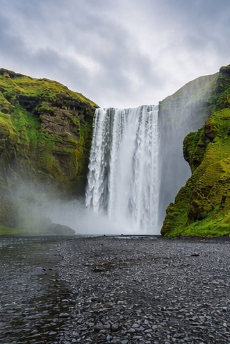 Iceland waterfall shared by a creator