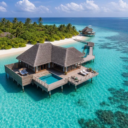 An overwater villa stay shared by a SVOYAGER creator in the Maldives
