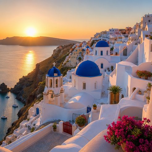 A SVOYAGER trip tagged in Santorini, Greece